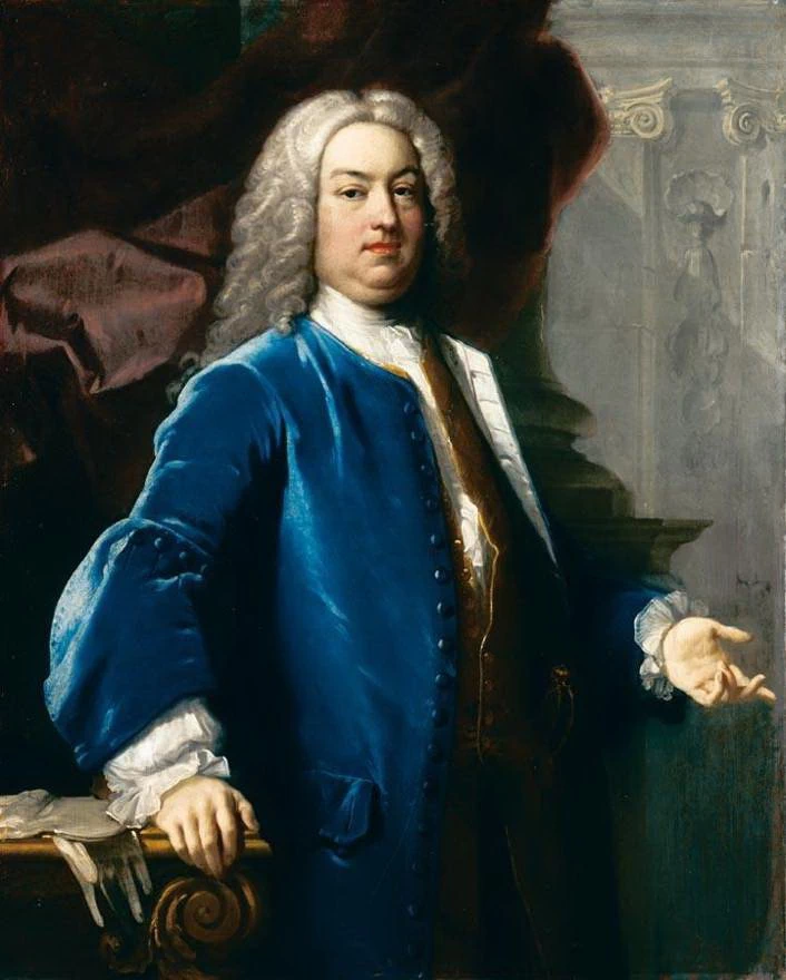 Ritratto di uomo in giacca blu